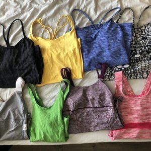 8x LOT Lululemon Tanks - Multicolor - Size 6